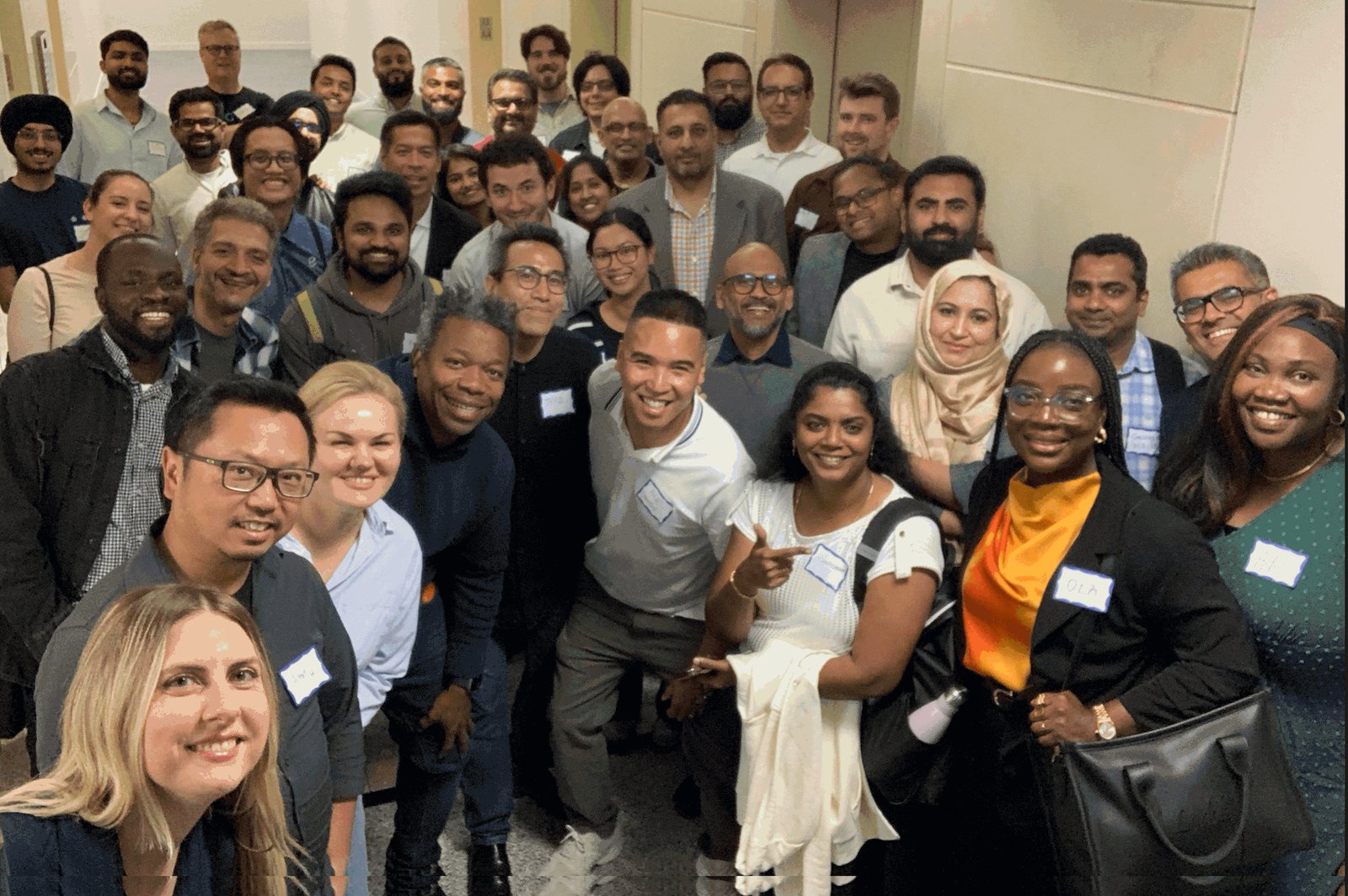 Group photo of attendees at the Fall 2026 Toronto ServiceNow SNUG at the ServiceNow Toronto office.
